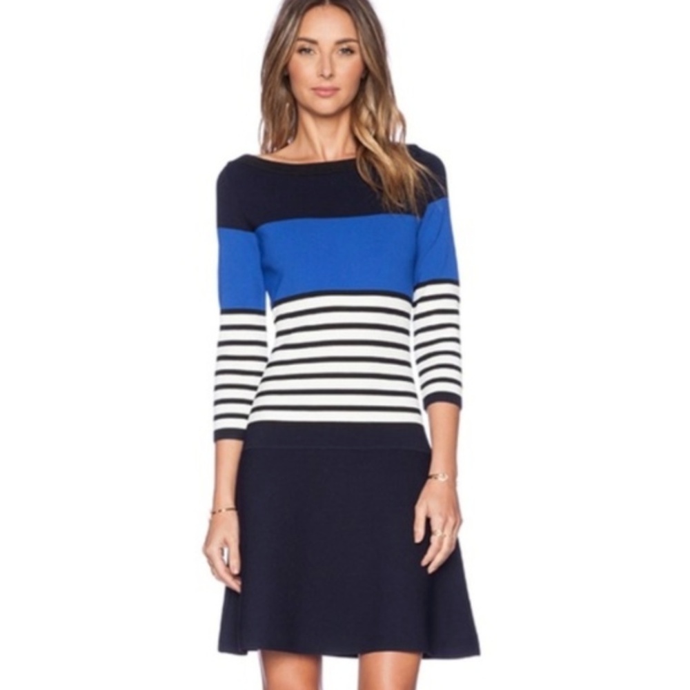 Kate Spade Striped Scuba Dress Size Small